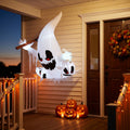 80cm Blow-Up Halloween Ghost Inflatable Decoration with Built-in LED Lights