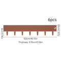 6 Pcs Metal Garden Edging Borders