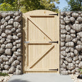 90cm W Arch Top Strong Garden Gate with Latch