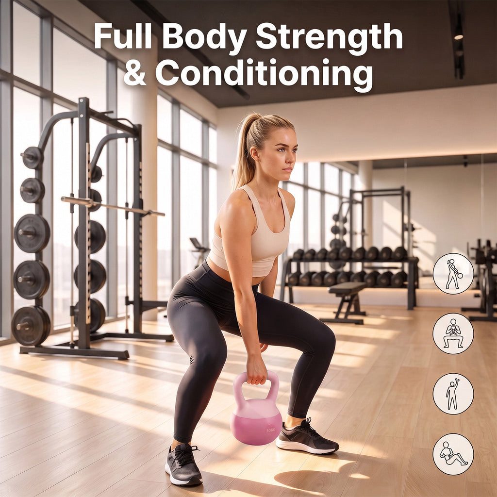 Strength Training Soft Kettlebell with Non-Slip Handle