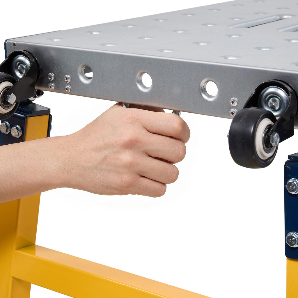 Foldable Workbench On Wheels