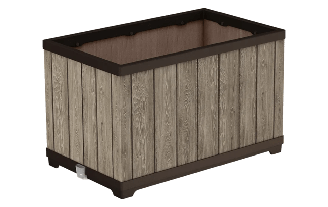 Signature Rectangular Planter - Ashwood Brown