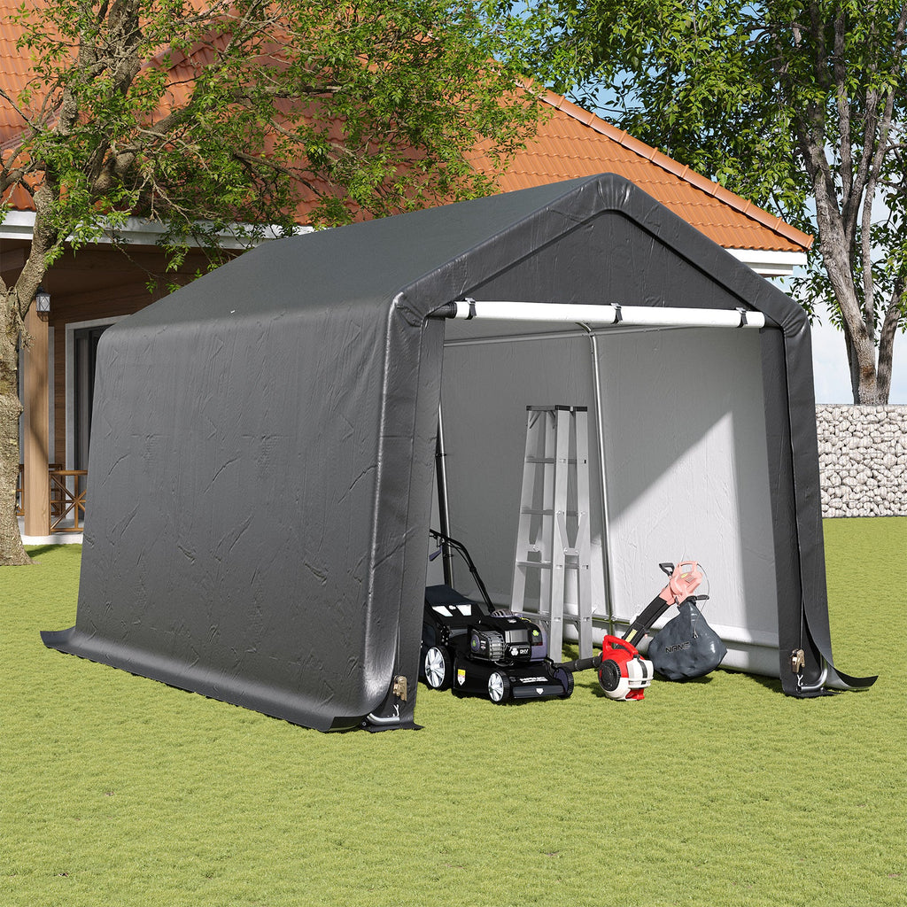 6 x 6 ft Garden Storage Shelter with Galvanised Steel Frame