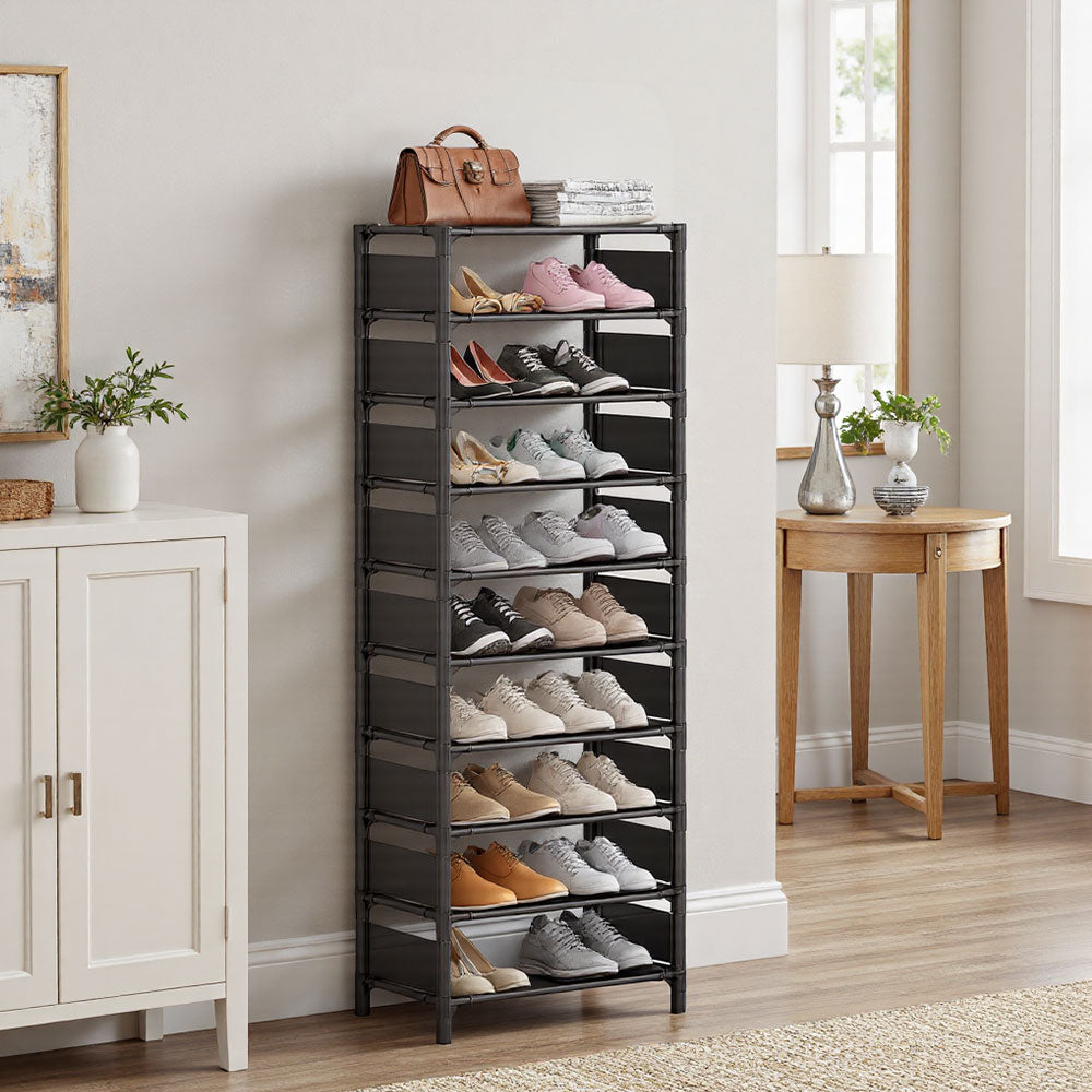 10-Tier Shoe Rack for Entryway