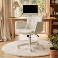 Height-Adjustable Swivel Office Chair with Castors