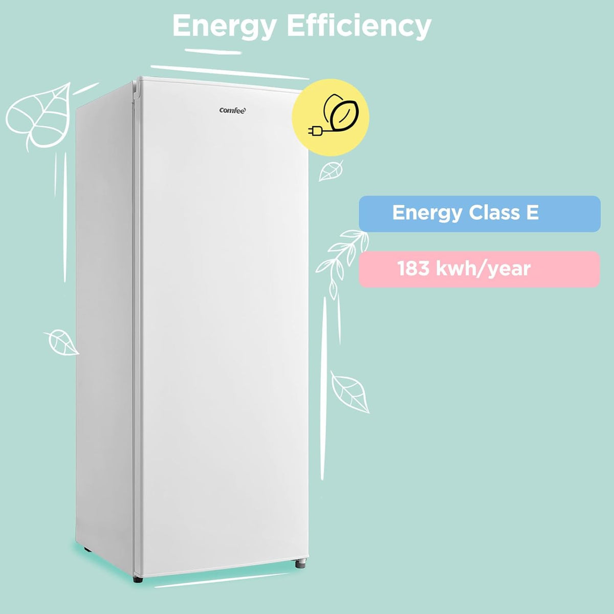 160 Litre Freestanding Upright Freezer