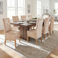 Set of 2 Elegant Dining Chair Covers with Elastic Band