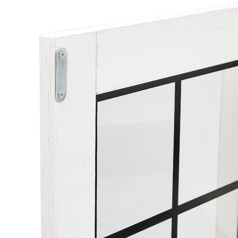 Electric Fireplace TV Stand with Glass Door Storage