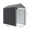 3 x 5 ft Portable Garden Storage Shelter with Roll-Up Door