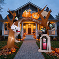 9FT Blow-up Halloween Archway Inflatable Decoration with Built-in LED Lights