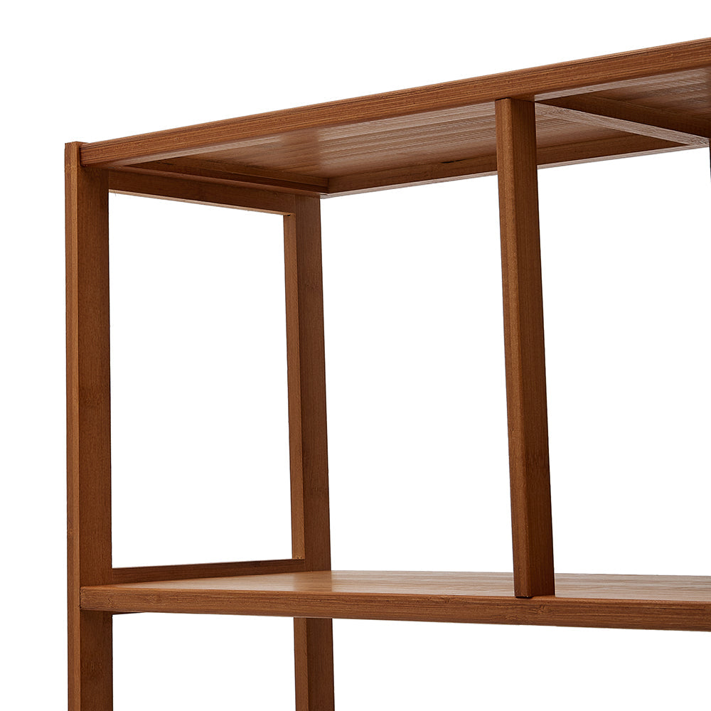 7-Tier Wooden Bookcase Display Stand