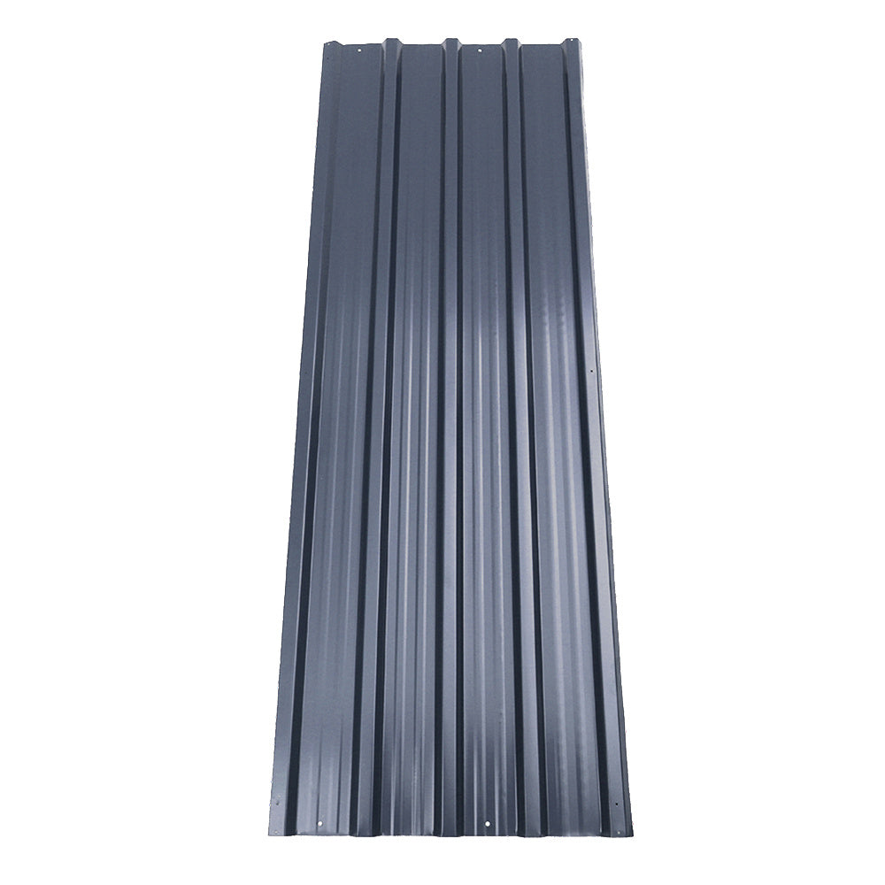 Charcoal Black Steel Corrugated Panels