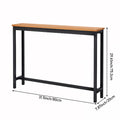 Single-Tier Narrow Console Table