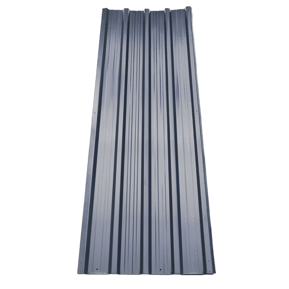 Charcoal Black Steel Corrugated Panels