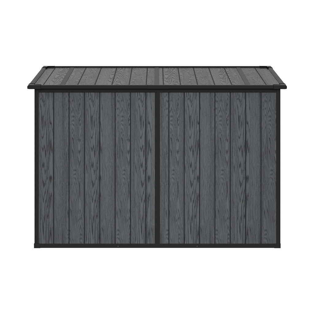 8 x 4 ft Plastic Garden Storage Shed with Pent Roof & Double Doors