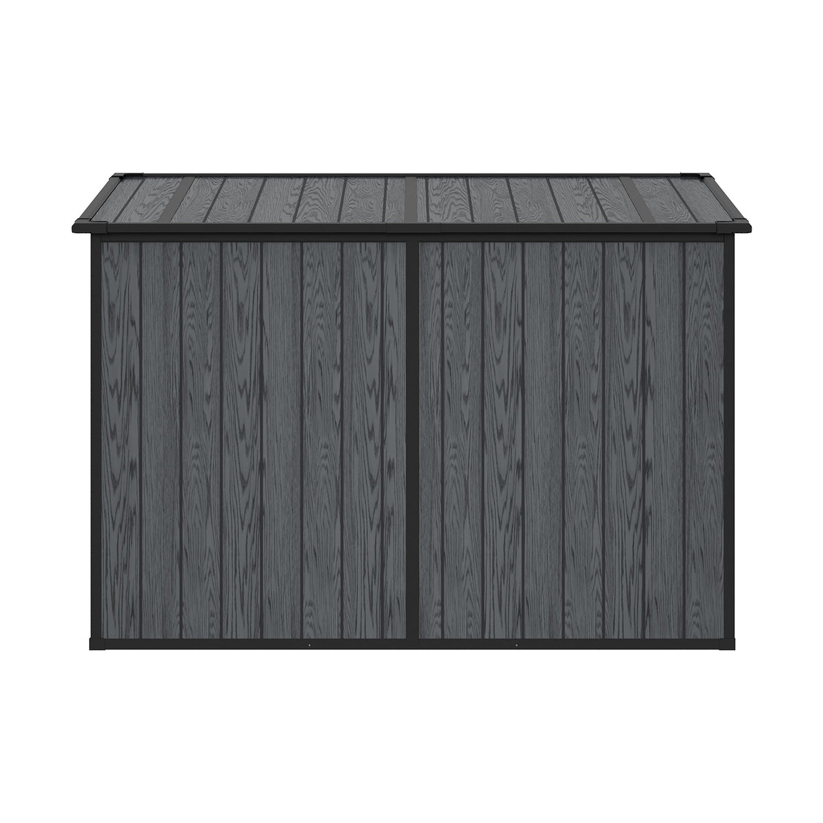 8 x 4 ft Plastic Garden Storage Shed with Pent Roof & Double Doors