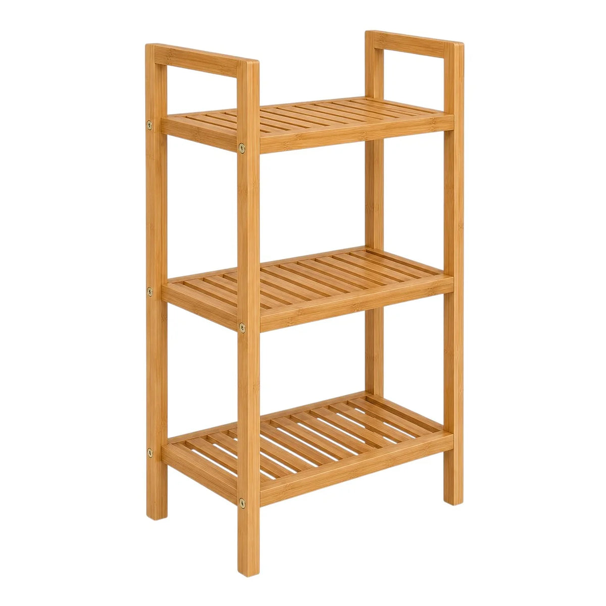 Bamboo bathroom storage shelf from the Wallvistaprints collection