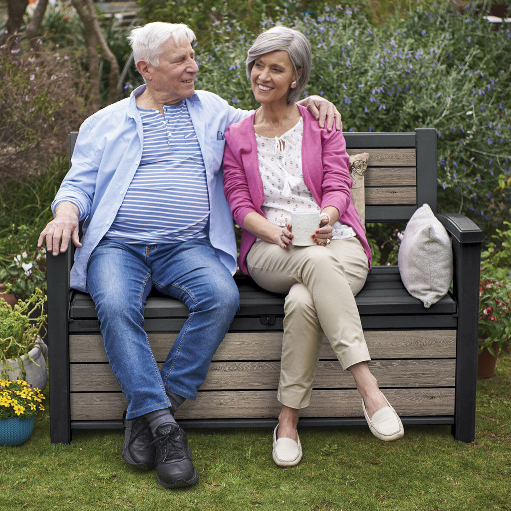 Keter Ashwood 227 Litre (60 Gallon) Storage Bench