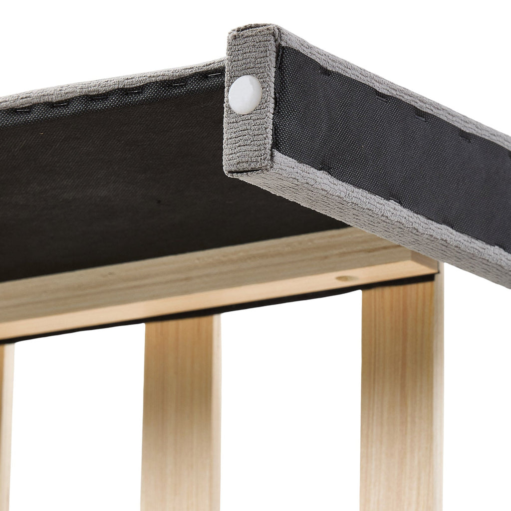 Double Upholstered Bed Frame with 2 Drawers