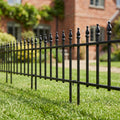 5-Pack Decorative Metal Garden Fence Panels