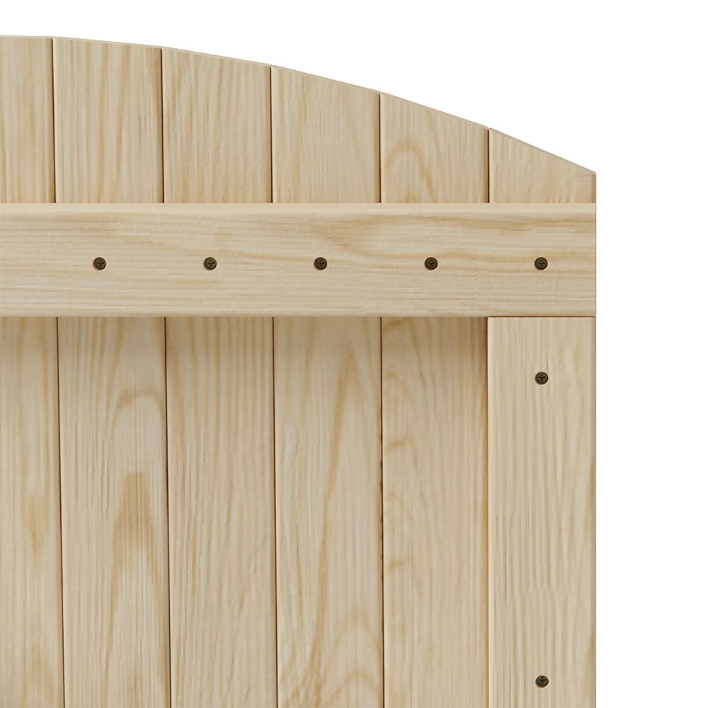 83cm W Arch Top Heavy-Duty Garden Gate with Latch