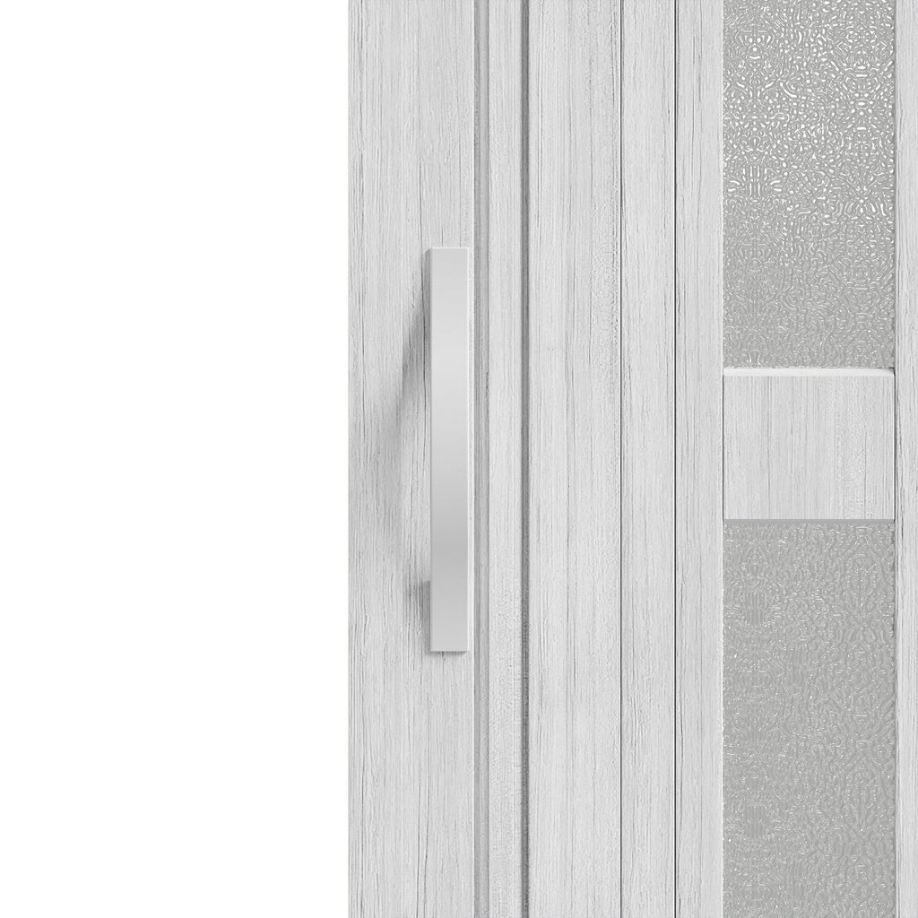 Irregular Frosted Window PVC Folding Door