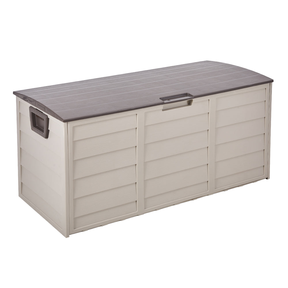 290L Outdoor Storage Deck Box with Wheels