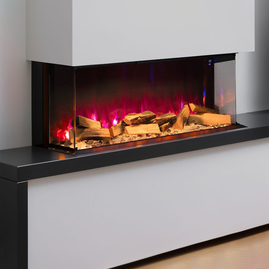 50 inch 3-Sided Smart Electric Fireplace