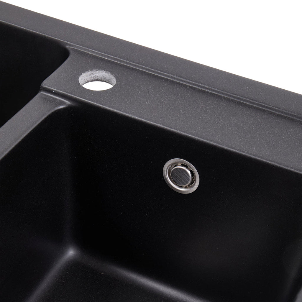 Modern Quartz Resin Composite Kitchen Sink with Waste Kit