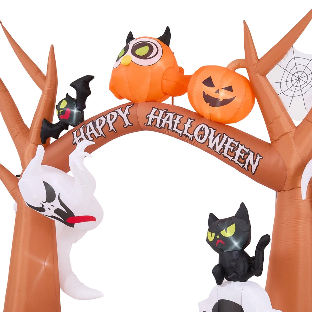 9FT Blow-up Halloween Archway Inflatable Decoration with Built-in LED Lights
