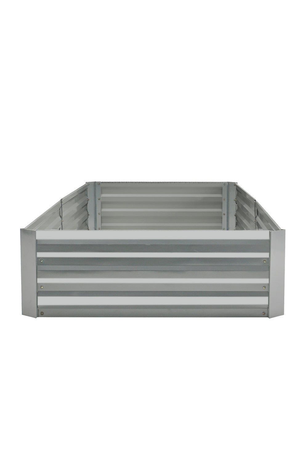 Outdoor Rectangular Metal Raised Garden Bed