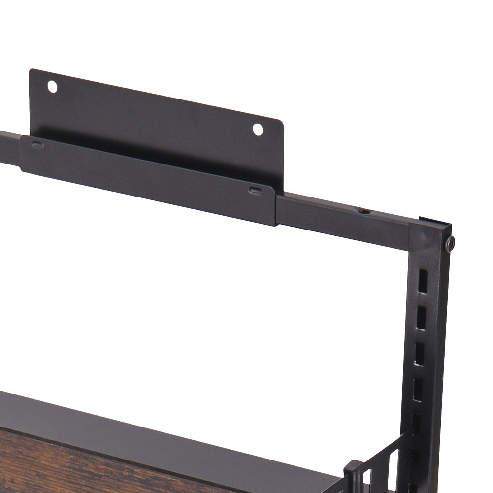 Steel and Wood Over-the-Door Kitchen Pantry Organizer