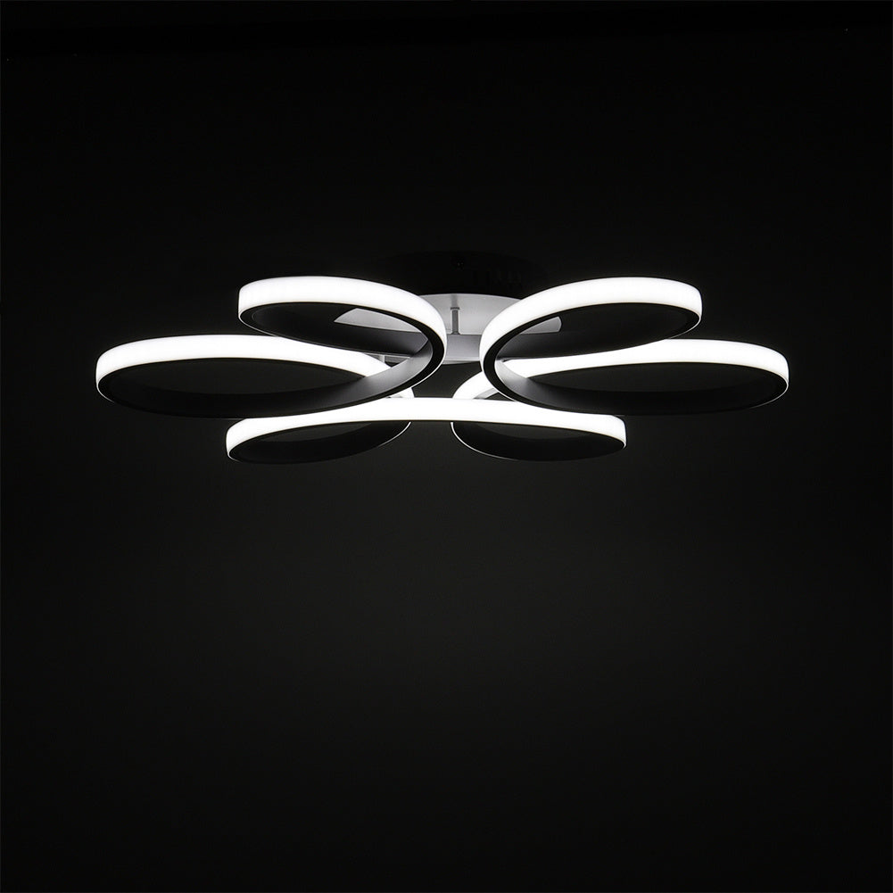 Modern Acrylic Petal LED Semi Ceiling Light