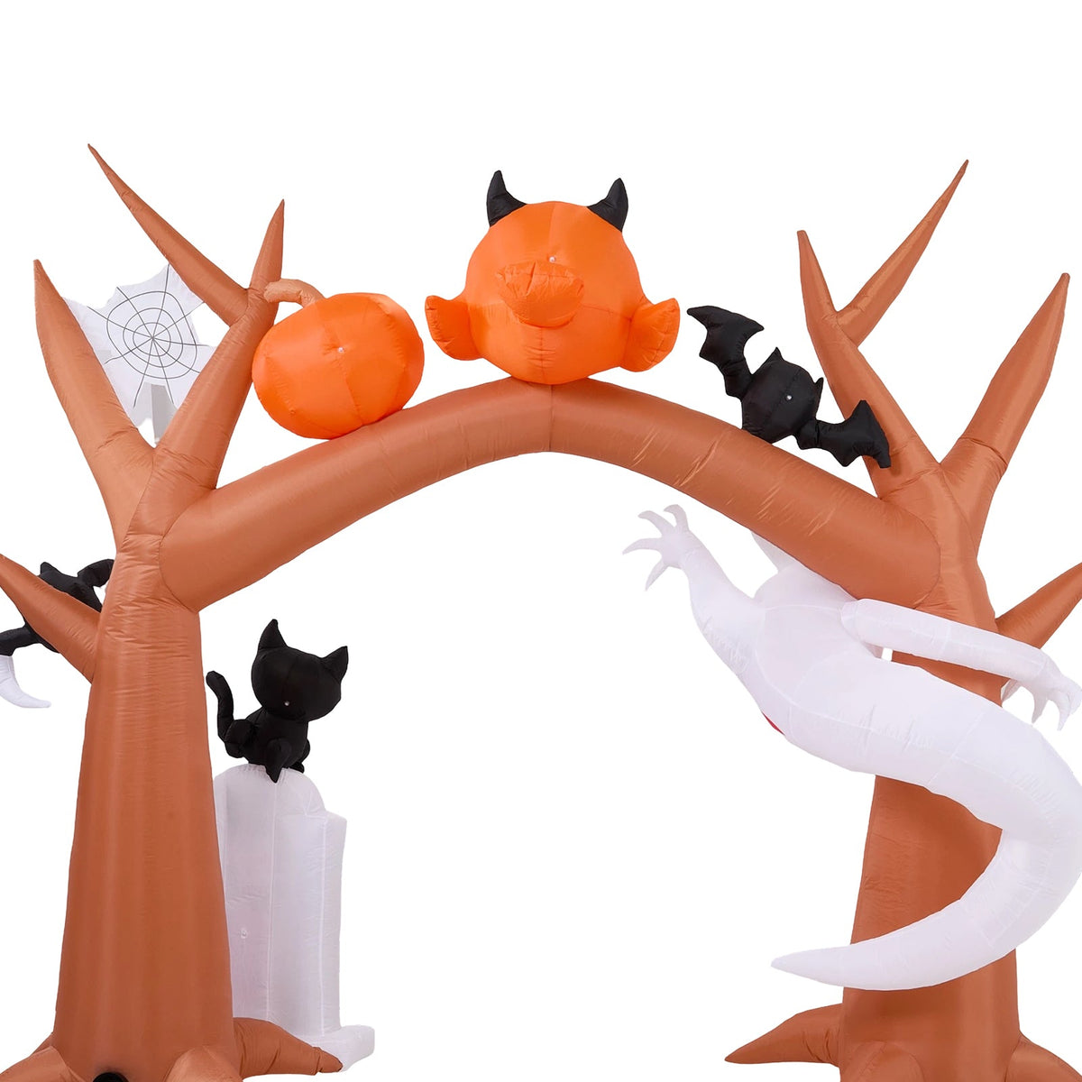 9FT Blow-up Halloween Archway Inflatable Decoration with Built-in LED Lights