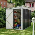 9 x 4 ft Metal Garden Storage Shed with Pent Roof