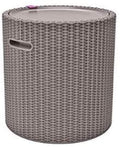 Keter, Cool Stool Garden Cooler Table, Brown, Capacity 39 Litres