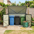 Outdoor Trash Bin Storage Shed