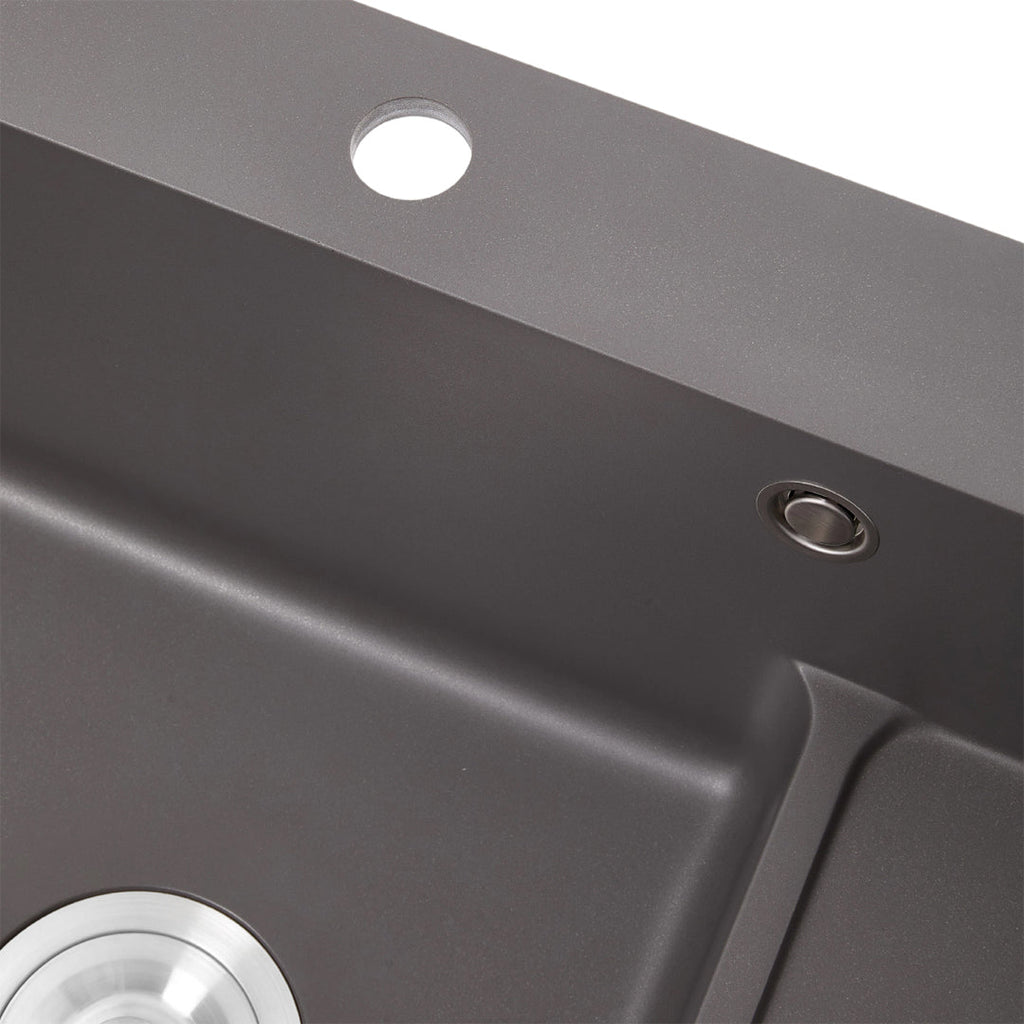 Modern Quartz Resin Composite Kitchen Sink with Waste Kit