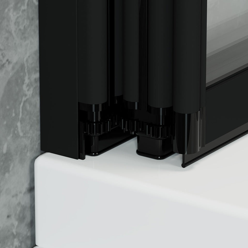 4 Panel Folding Over Bath Shower Screen