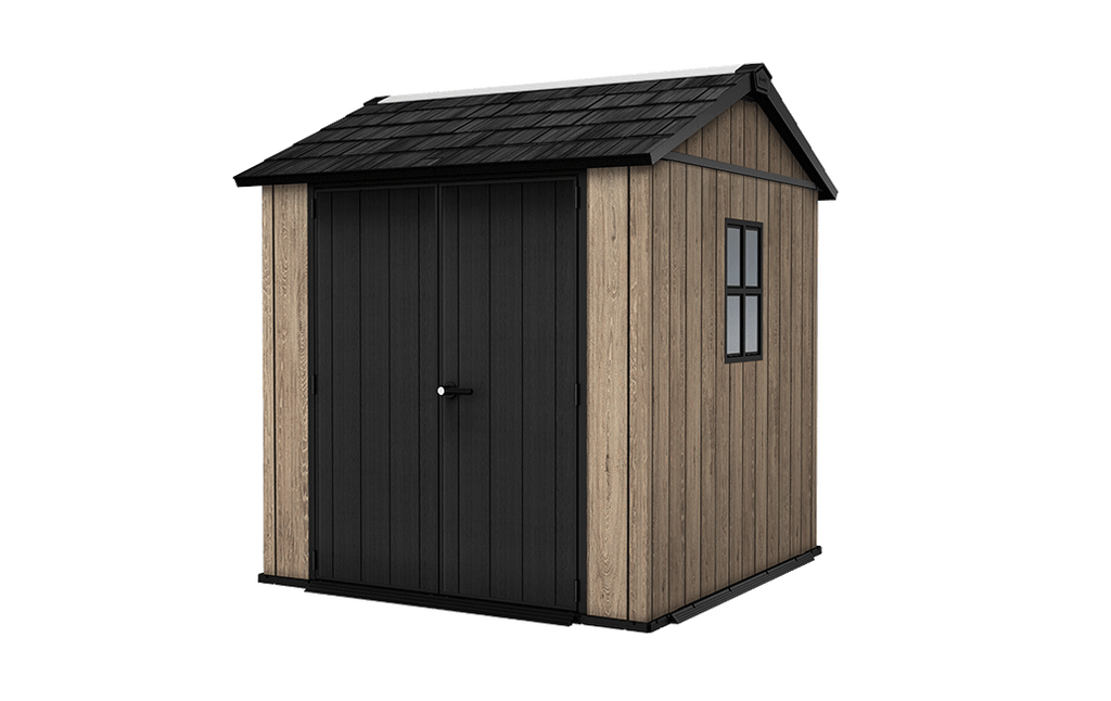 Signature Apex Shed 7x7.5ft - Ashwood Brown