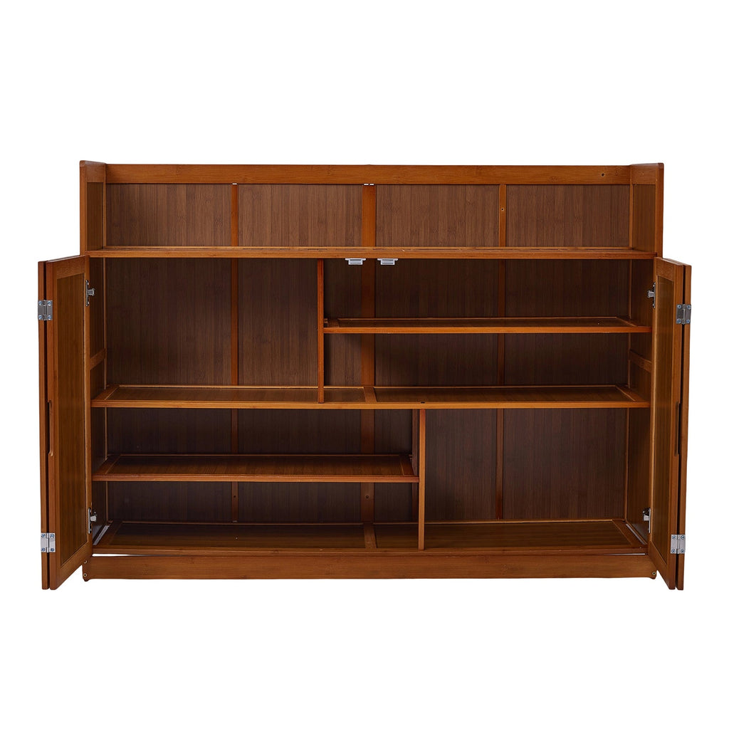 Shoe Storage Cabinet with Folding Doors