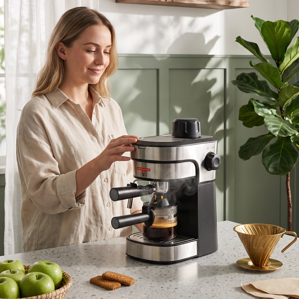 Espresso Coffee Machine with Milk Frother