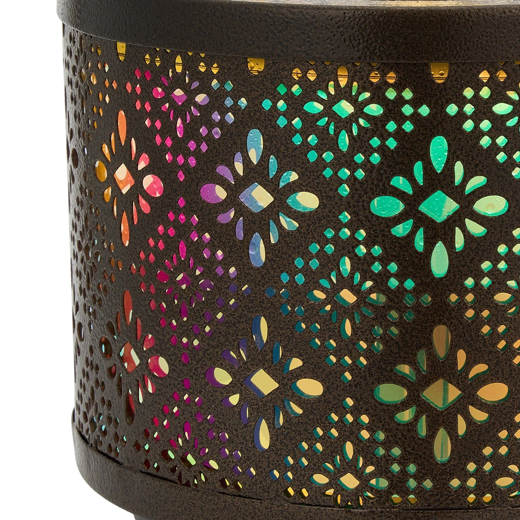 Creative Metal Tabletop Fountain with Light