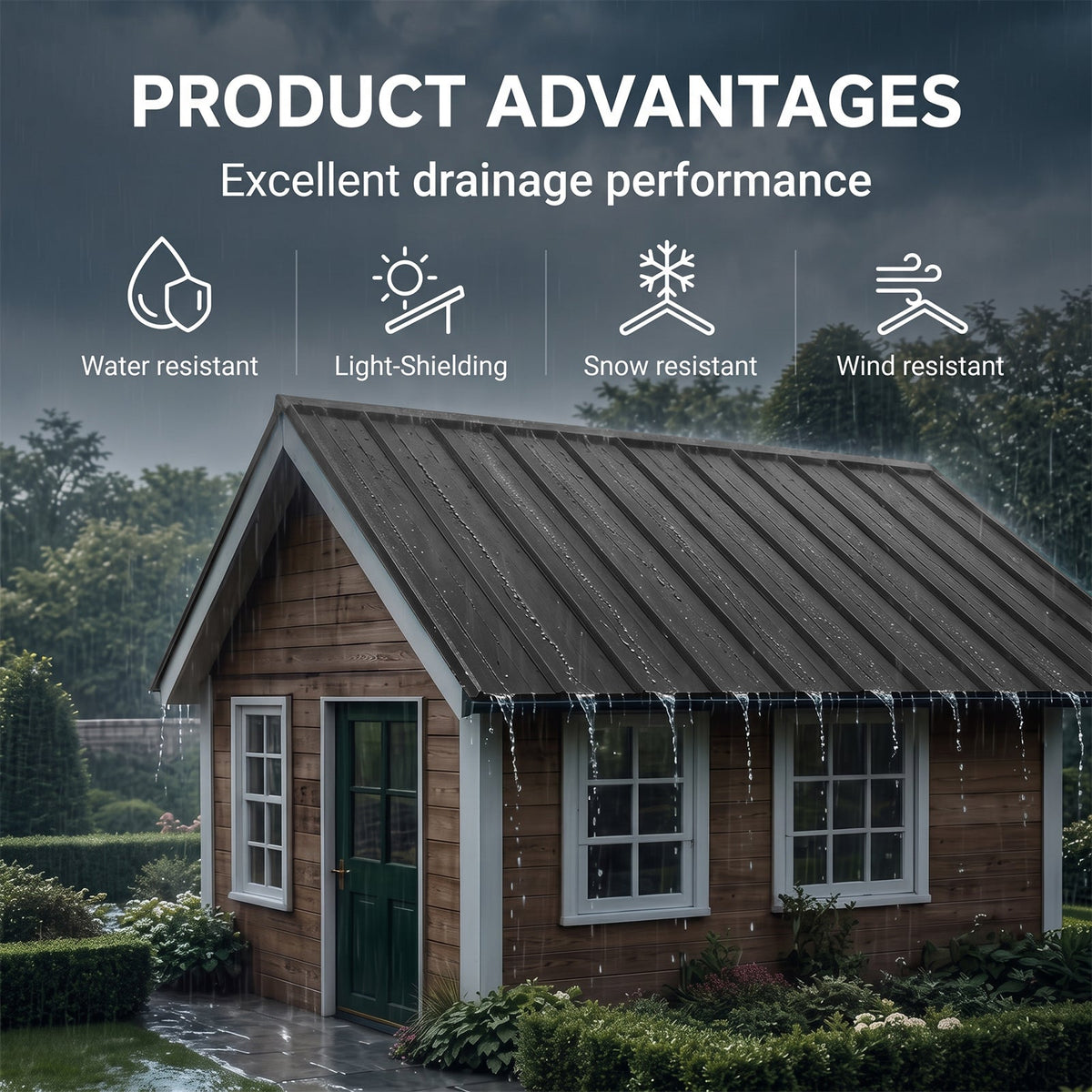 12pcs Galvanised Steel Corrugated Roofing Sheets
