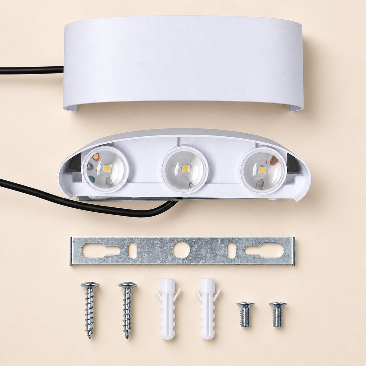 6W Warm LED Up and Down Wall Light for Indoor & Outdoor