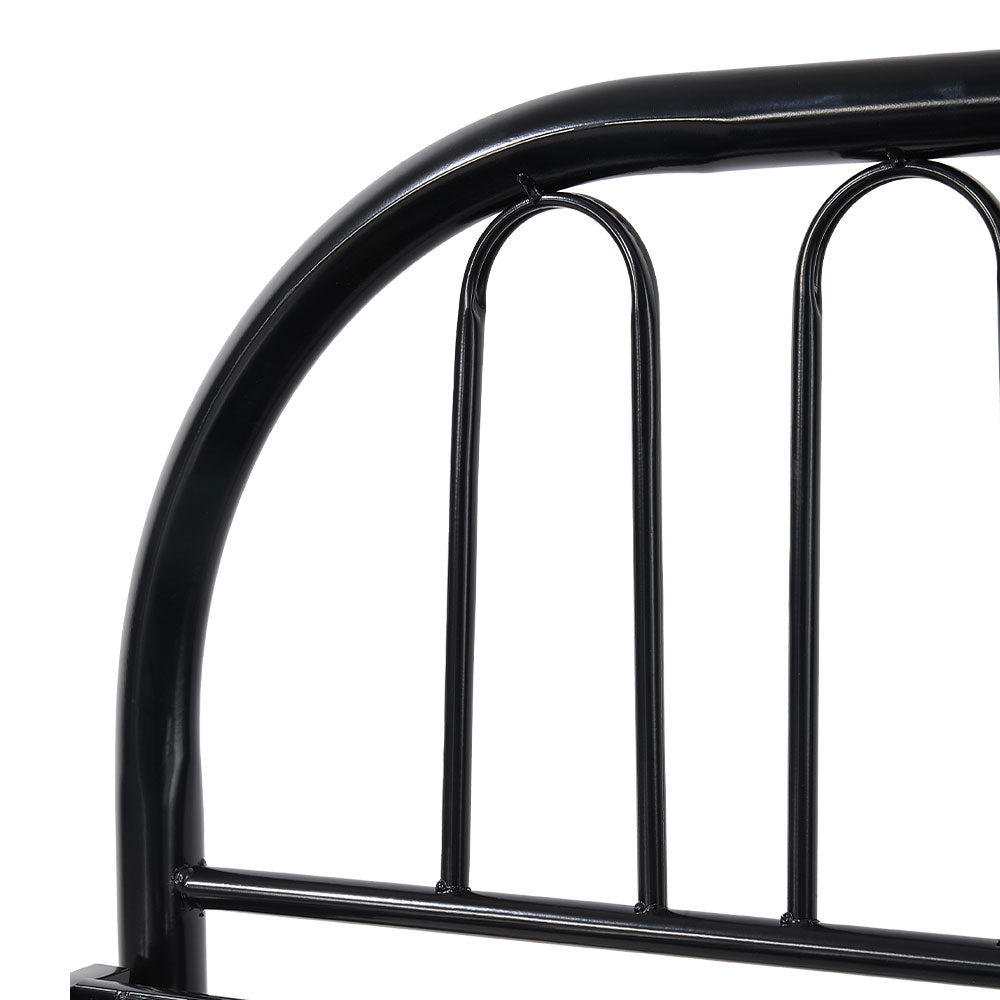 Metal Folding Bed Frame With Secure Buckle Design