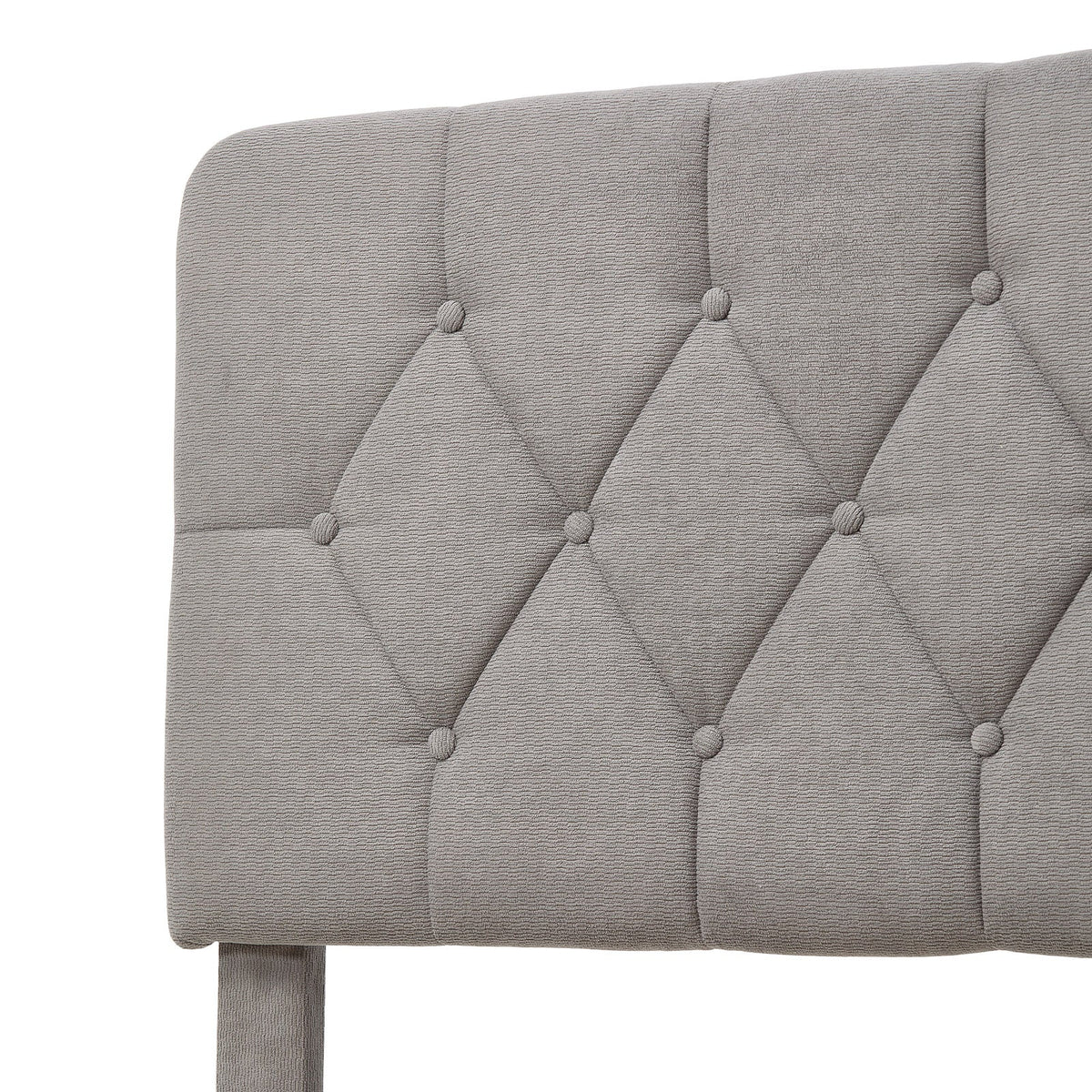 Double Upholstered Bed Frame with 2 Drawers