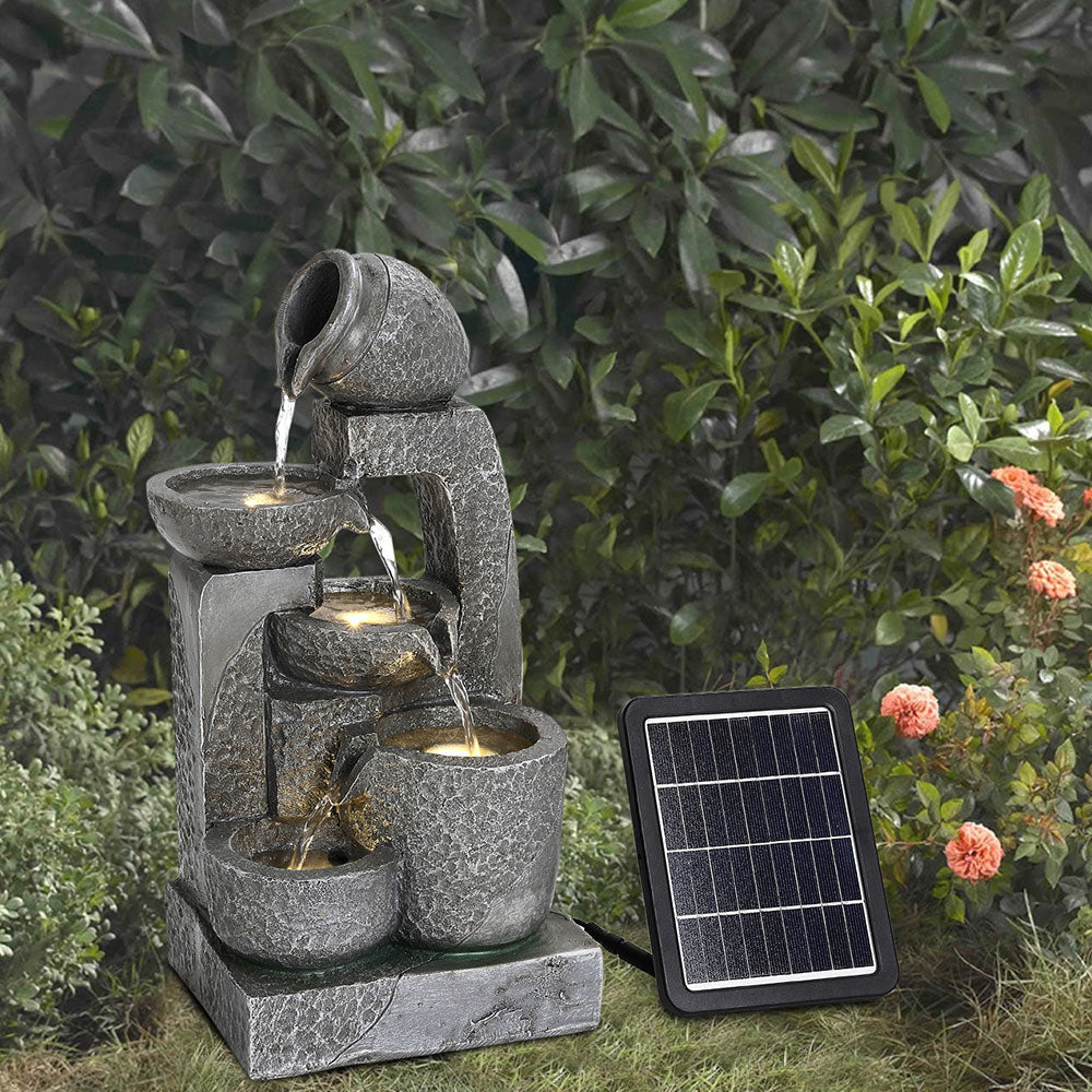 Cascade Solar-powered Water Fountain