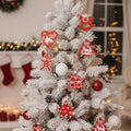 Christmas Tree Wooden Hanging Ornament Set