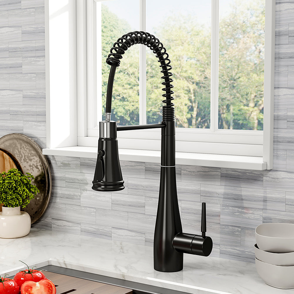 Pre-rinse Pull-Down Swivel Kitchen Faucet